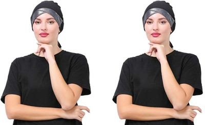 EnviUs Self Design Skull Cap Cap(Pack of 2)