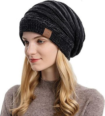 Frackson Solid, Self Design Skull Cap Cap