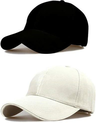 INFISPACE Solid Sports/Regular Cap Cap(Pack of 2)