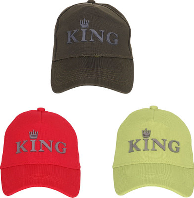 CLASSYMAESSI Self Design Sports/Regular Cap Cap(Pack of 3)