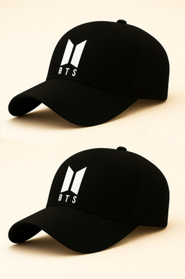 CLASSYMESSI Solid Sports/Regular Cap Cap(Pack of 2)