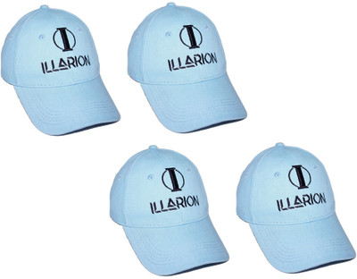 ILLARION WITH DEVICE Solid Sports/Regular Cap Cap(Pack of 4)