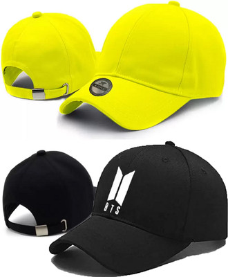 SPEQTA Solid, Self Design Sports/Regular Cap Cap(Pack of 2)