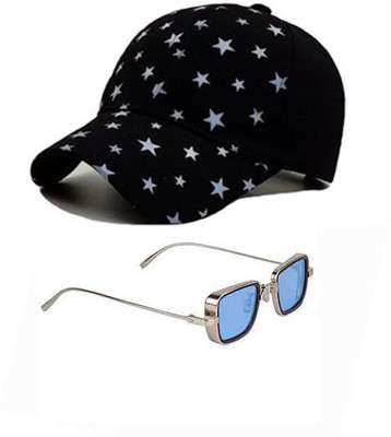 N S TREND Printed Sports/Regular Cap Cap(Pack of 2)