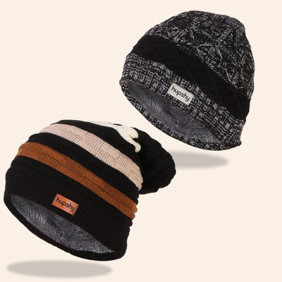 HUPSHY Beanie Cap(Pack of 2)