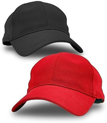 Goness Oripower Solid Sports/Regular Cap Cap(Pack of 2)
