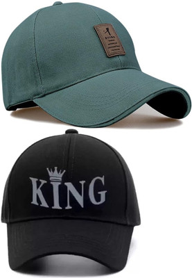 selloria Solid, Self Design Sports/Regular Cap Cap(Pack of 2)