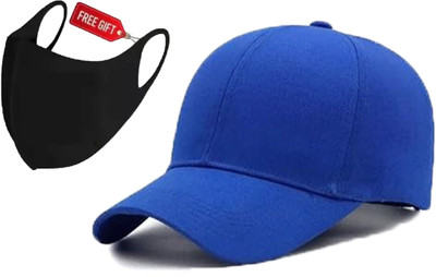 selloria Solid, Self Design Sports/Regular Cap Cap(Pack of 2)