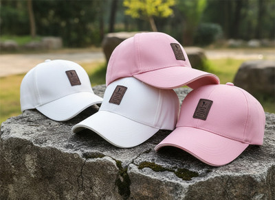 CLASSYMESSI Checkered, Self Design, Solid Sports/Regular Cap Cap(Pack of 4)