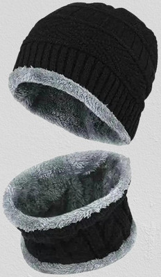 GOOD FRIENDS Woven Beanie Cap(Pack of 2)