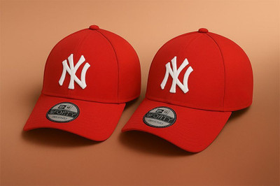 selloria Solid, Self Design, Embroidered Sports/Regular Cap Cap(Pack of 2)