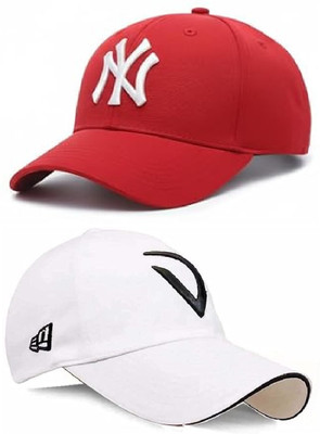 ILLARION Embroidered, Self Design, Solid Sports/Regular Cap Cap(Pack of 2)