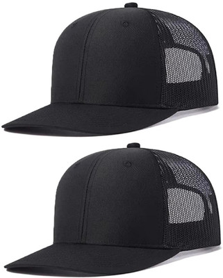 ZACHARIAS Solid, Embroidered Trucker Cap Cap(Pack of 2)