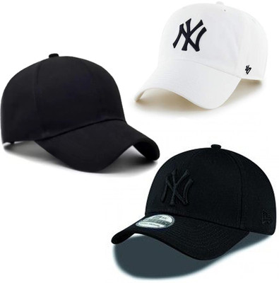 ILLARION Solid, Self Design, Embroidered Sports/Regular Cap Cap(Pack of 3)