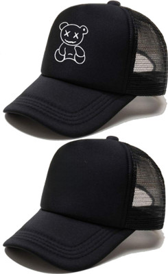 Looxmear Printed Trucker Cap Cap(Pack of 2)