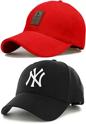 FLEXCYCAP Embroidered, Solid, Self Design Sports/Regular Cap Cap(Pack of 2)