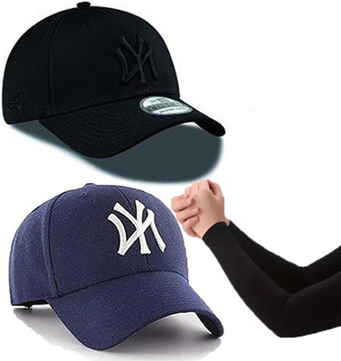 CLASSYMESSI Solid, Self Design, Embroidered Sports/Regular Cap Cap(Pack of 3)