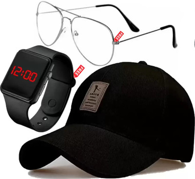 MOKD Solid Sports/Regular Cap Cap(Pack of 2)