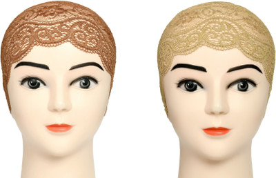 DCENT KRAFT Self Design Skull Cap Cap(Pack of 2)