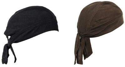 ONE RELIGIOUS ST Solid Skull Cap Cap(Pack of 2)