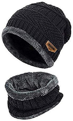cvamys Self Design Beanie Cap