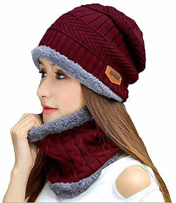 Sopan international Self Design Beanie Cap