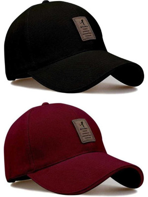 blutech Solid Sports/Regular Cap(Pack of 2)