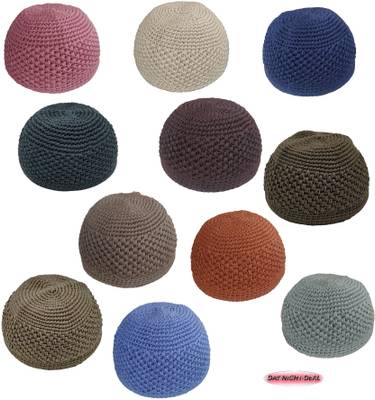 Day Night Deal Cap:: Indonesian Muslim Prayer Caps for Man, Namaz Beanie Skull Kulfi Topi Hat Solid Beanie Cap