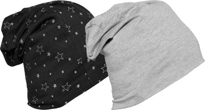 MACK JONNEY Solid Beanie Cap(Pack of 2)