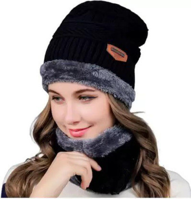Grover Solid Beanie Cap(Pack of 2)