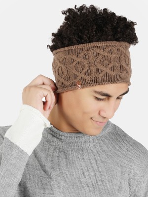 HornFlow Brown Cable Knit Woolen Headband Earwarmer Head Band(Brown)