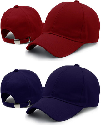 Phirsein Self Design Sports/Regular Cap Cap(Pack of 2)