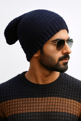 Moda Bay Striped Beanie Cap