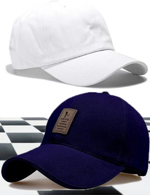 CLASSYMAESSI Self Design Sports/Regular Cap Cap(Pack of 2)