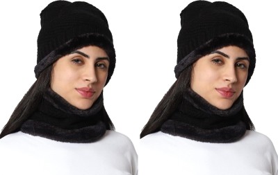 SRMG Woven Beanie Cap(Pack of 2)