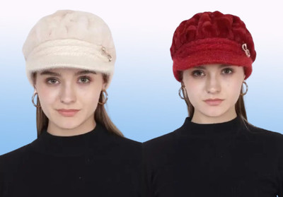 GLAMHOOD Visor Cap Cap(Pack of 2)