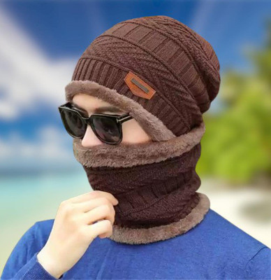 GORIYA Self Design Skull Cap Cap