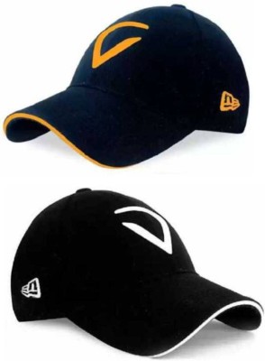 Welim Self Design, Solid, Embroidered Sports/Regular Cap Cap(Pack of 2)