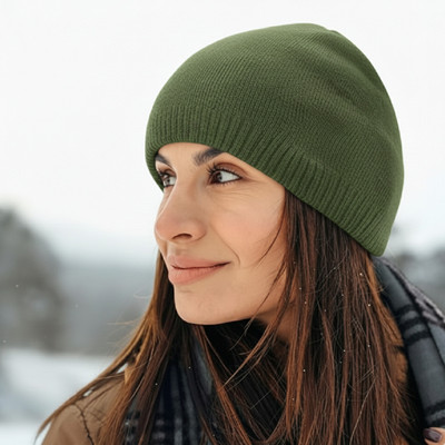 ZACHARIAS Solid Beanie Cap