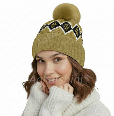 Aakarshini Checkered Skull Cap Cap