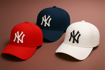 CLASSYMESSI Embroidered, Self Design, Solid Sports/Regular Cap Cap(Pack of 2)