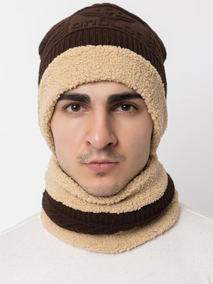 AMOLDO Self Design Beanie Cap