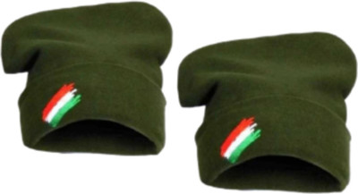 V-JOREL Embroidered Beanie Cap(Pack of 2)