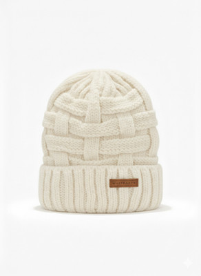 Whitearth Woven, Solid Beanie Cap
