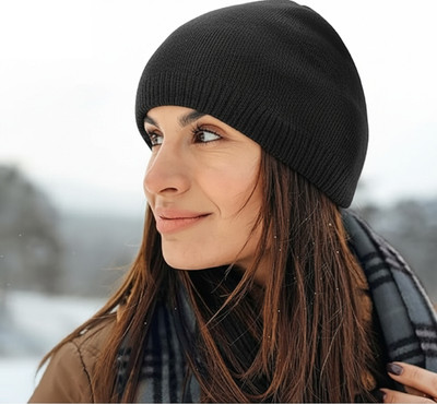 ZACHARIAS Solid Beanie Cap