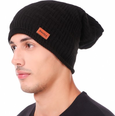 Knotyy Solid Beanie Cap