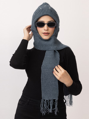 AMOLDO Self Design Beanie Cap