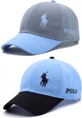 Polo store Embroidered Snapback Cap Cap(Pack of 2)