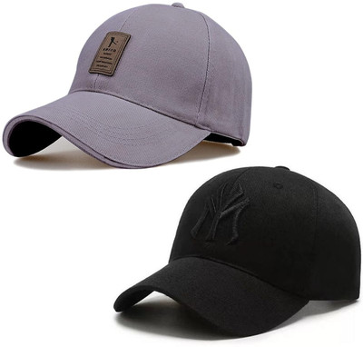 CLASSYMESSI Self Design Sports/Regular Cap Cap(Pack of 2)