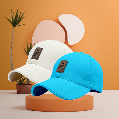 Edixo Self Design Sports/Regular Cap Cap(Pack of 2)